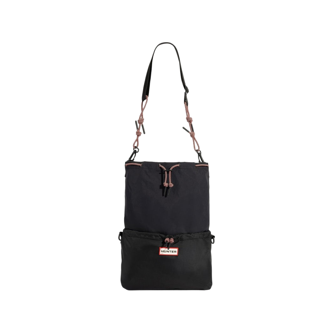 헌터 트래블 멀티펑션 사코슈 블랙 레드 박스 로고(Hunter Travel Multifunction Sacoche Black Red Box Logo) - 2