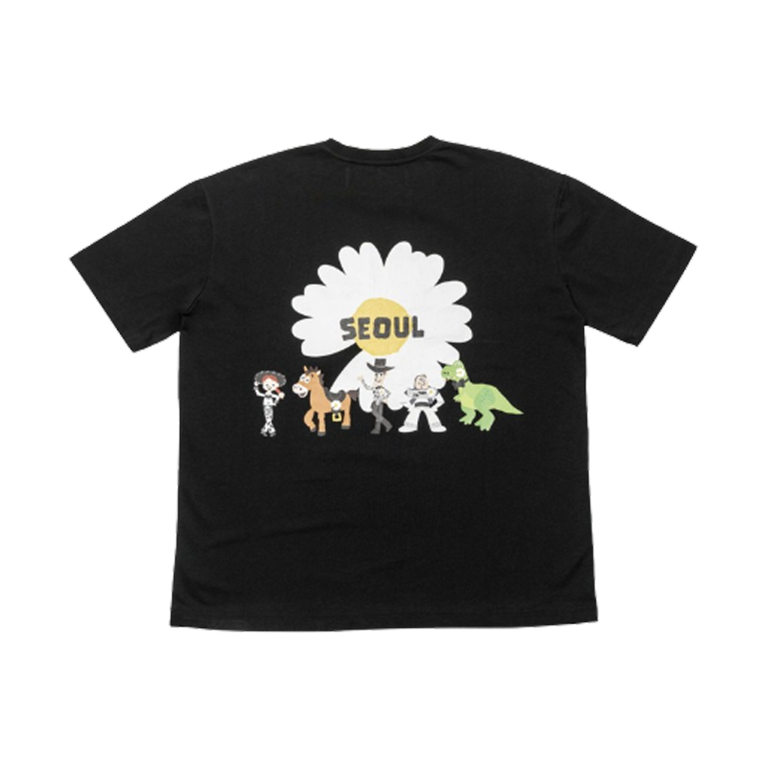 피스마이너스원 x 토이 스토리 더 퍼스트팬 티셔츠 01 블랙(Peaceminusone x Toy Story The First Fan T-Shirt 01 Black) - 1
