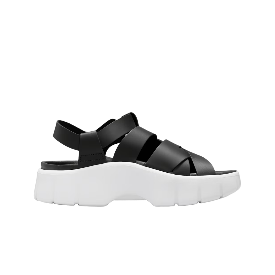IB8841-001 (W) Jordan Willow Sandal Black White Metallic Silver