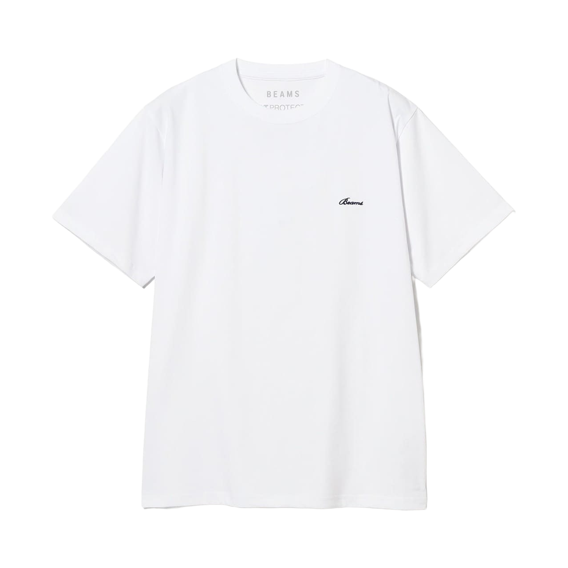 11-04-1478-803 Beams One-Point Design Basic Fit T-Shirt White
