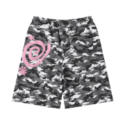 [KREAM 단독] AMOU Molly Camo One Tuck Sweat Bermudapants White