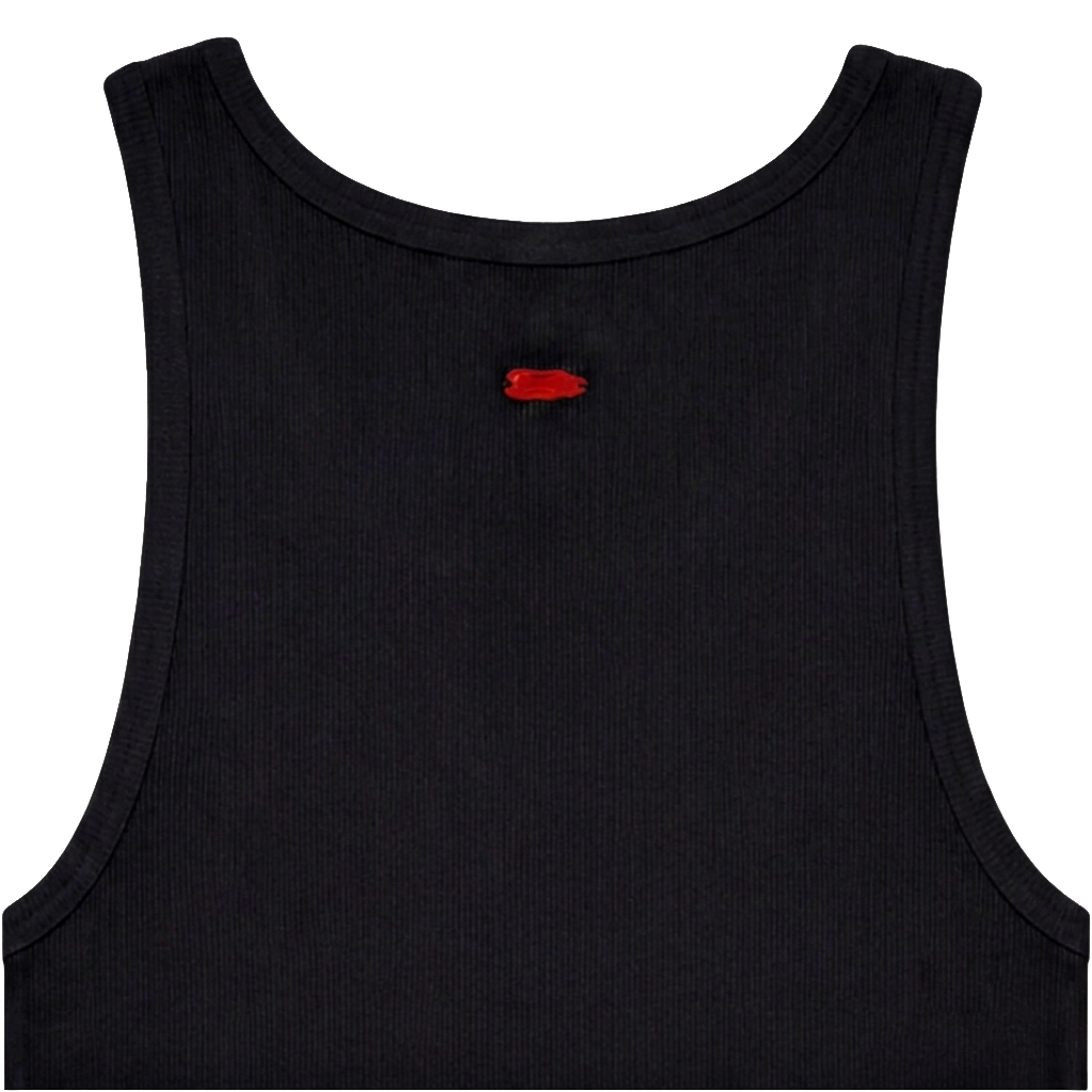아크릴 프루츠 아이콘 탱크 블랙 - 26FW(AKRYL Fruits Icon Tank Black - 26FW) - 4