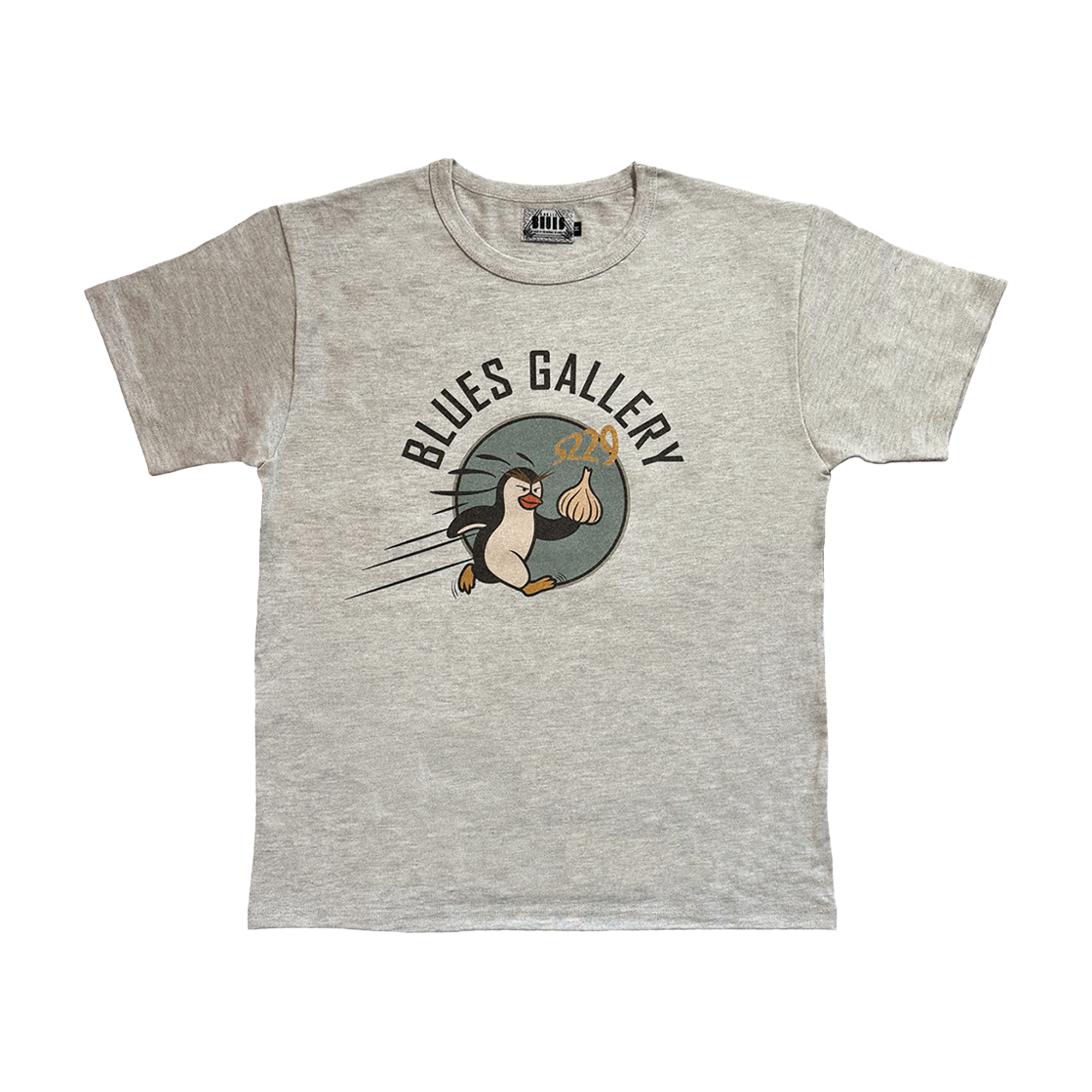 갈릭블루스 "런" 펭귄 티셔츠 오트밀(GARLICBLUES "Run" Penguin T-Shirt Oatmeal) - 6