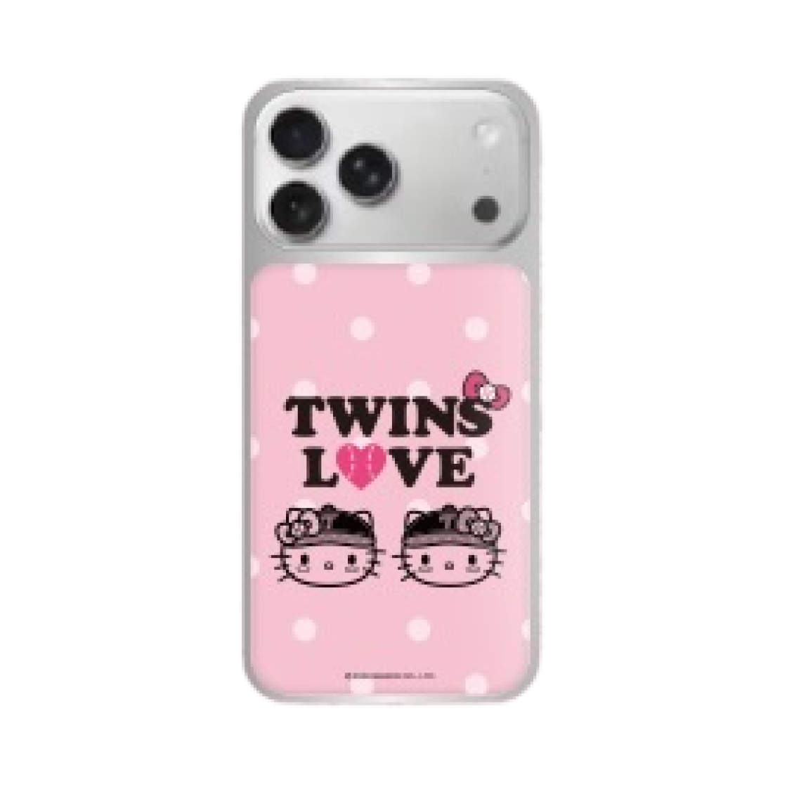 LG 트윈스 x 태닝 헬로 키티 에폭시 폰케이스 러브 트윈(LG Twins x Tanning Hello Kitty Epoxy Phone Case Love Twins)