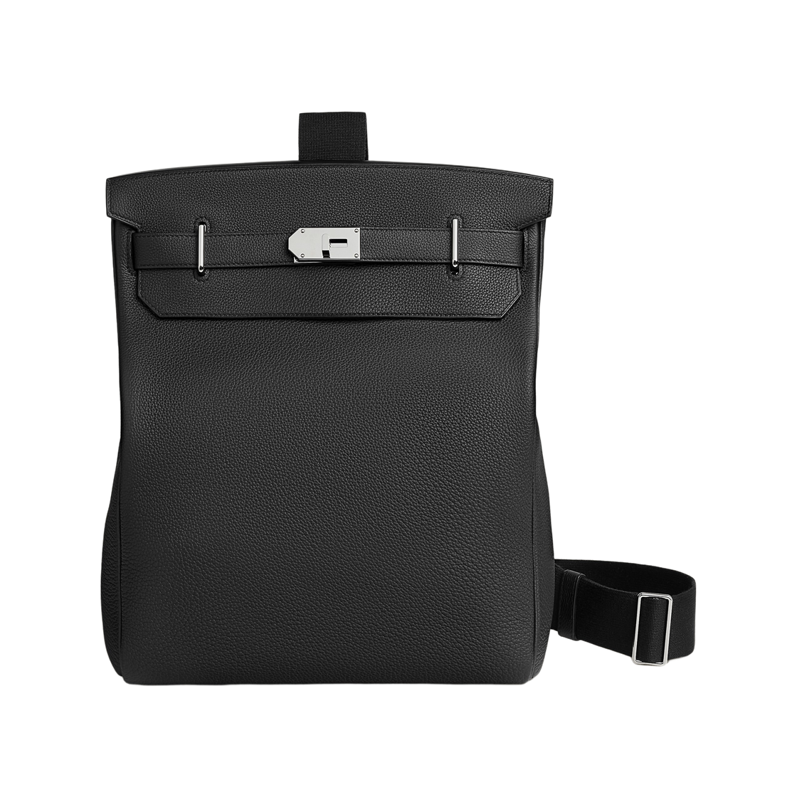 H087383CK89 Hermes Hac a Dos Maxi Backpack Togo Calfskin & Palladium Noir