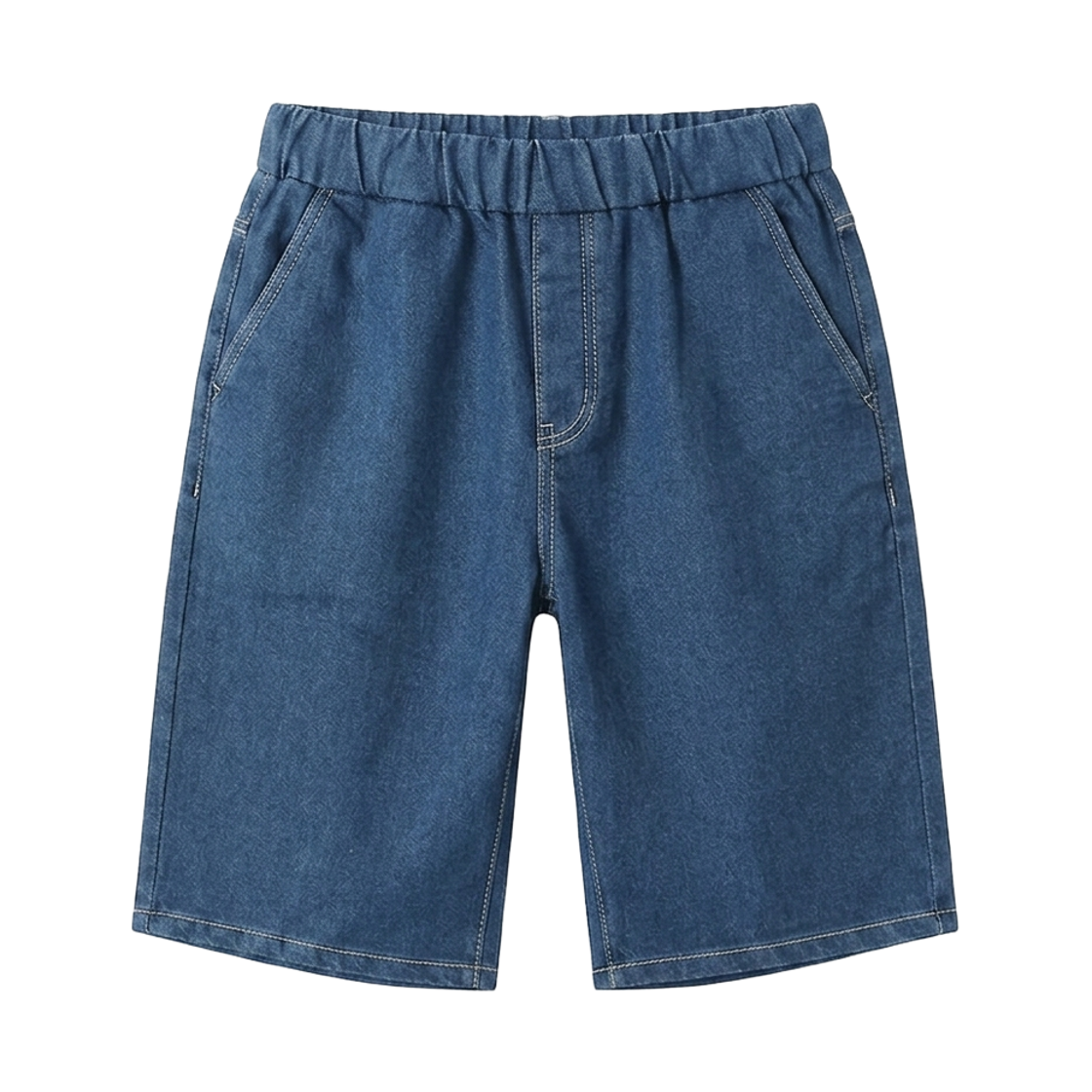 지크립 밴딩 데님 반바지 블루(GCLIP Banded Denim Shorts Blue)