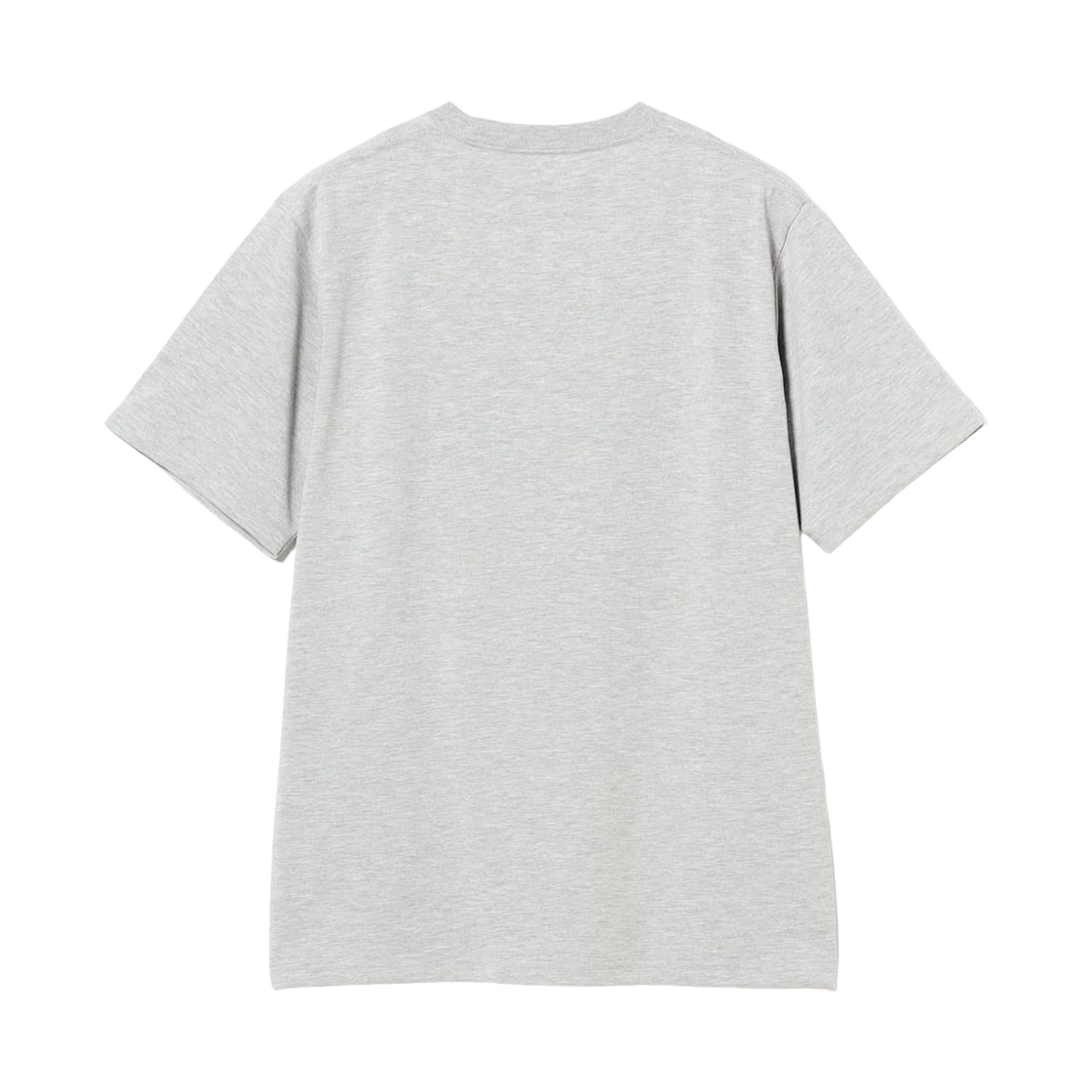 빔즈 원포인트 디자인 베이직 핏 티셔츠 탑 그레이(Beams One-Point Design Basic Fit T-Shirt Top Grey) - 2
