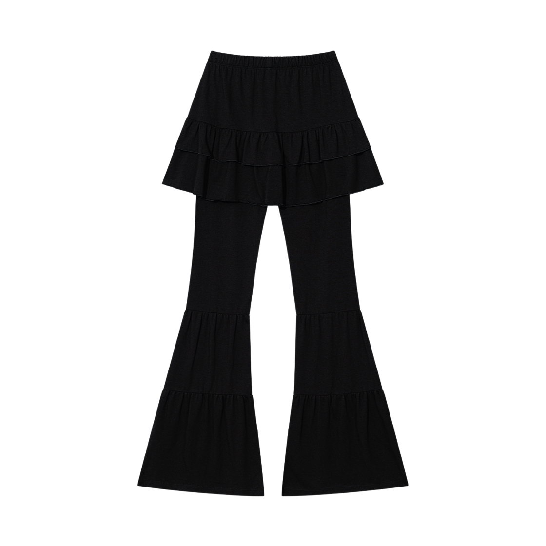 어글리쉐도우 캉캉 스커트 팬츠(블랙)(Uglyshadow Cancan Skirt Pants(Black)) - 2