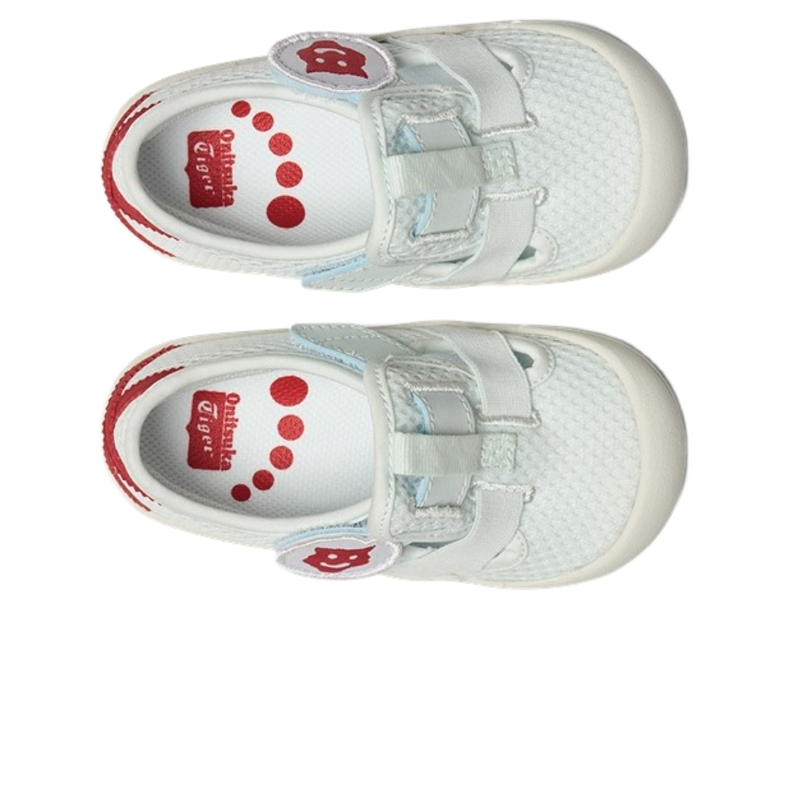 (키즈) 오니츠카 타이거 멕시코 66 에어리 블루 클래식 레드((Kids) Onitsuka Tiger Mexico 66 Airy Blue Classic Red) - 2