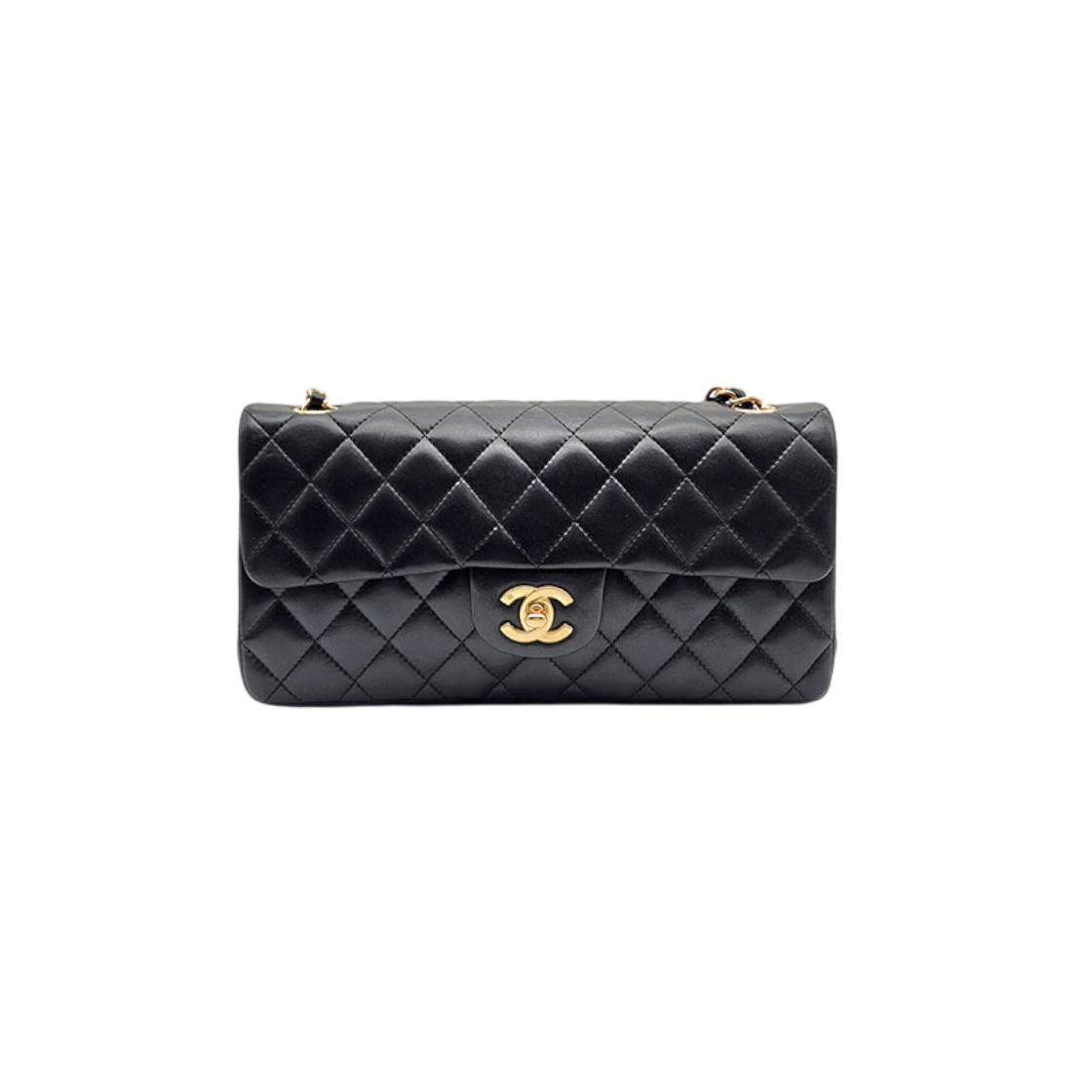 ITO9Q5WIOL2N Chanel Lambskin Chain Baguette Bag