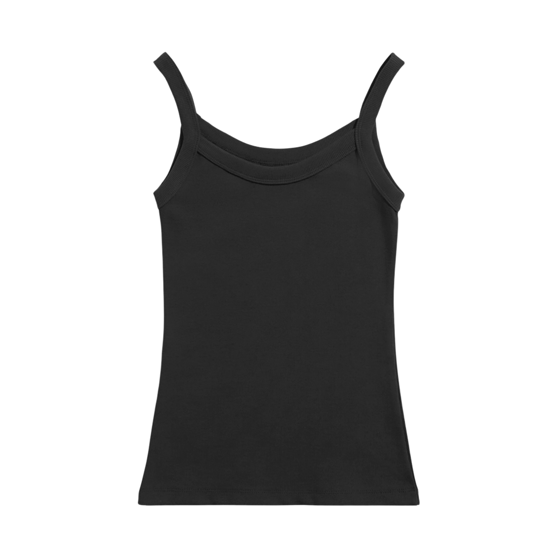 미니멀프로젝트 소프트 립 바인딩 캐미 탑 MSL102 블랙(MINIMALPROJECT Soft Rib Binding Cami Top MSL102 Black)