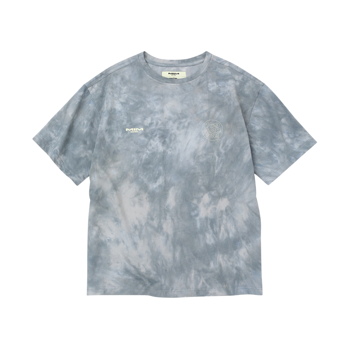 엠아이엠 슬로건 티셔츠_그레이쉬 블루(MIM Slogan T-Shirt_Greyish Blue)