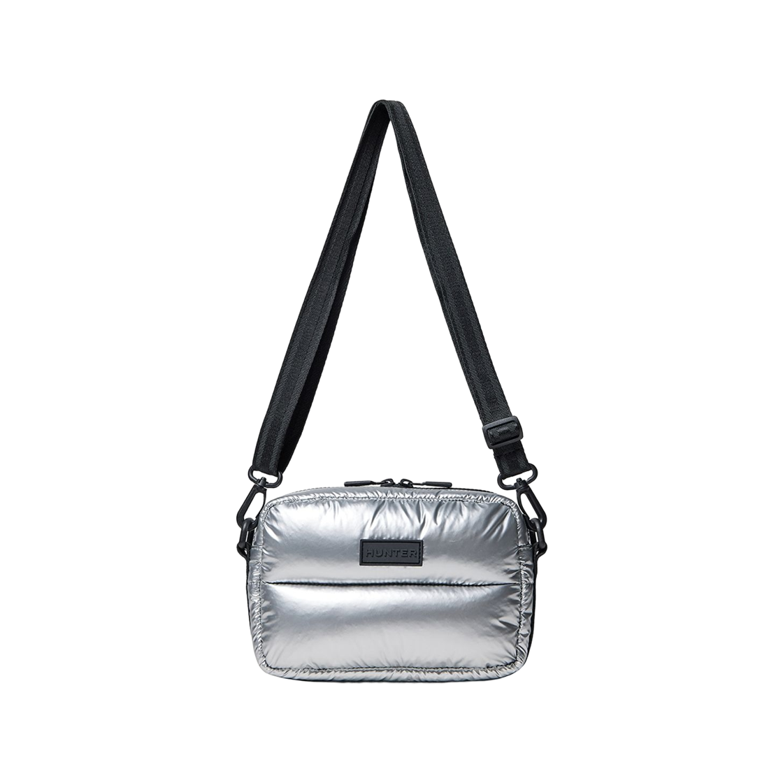 헌터 인트레피드 엑스트라 퍼프드 크로스바디백 실버 포일(Hunter Intrepid Extra Puffed Crossbody Bag Silver Foil)