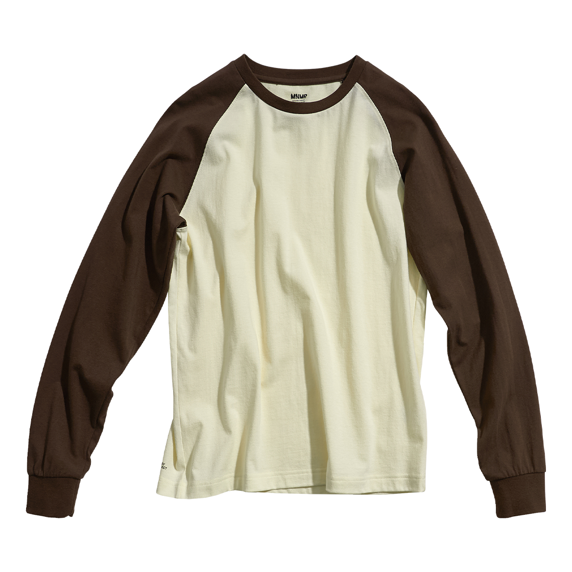 MLT123LB MINIMALPROJECT Under Log Raglan Long Sleeve T-Shirt Mlt123 Lightbeige
