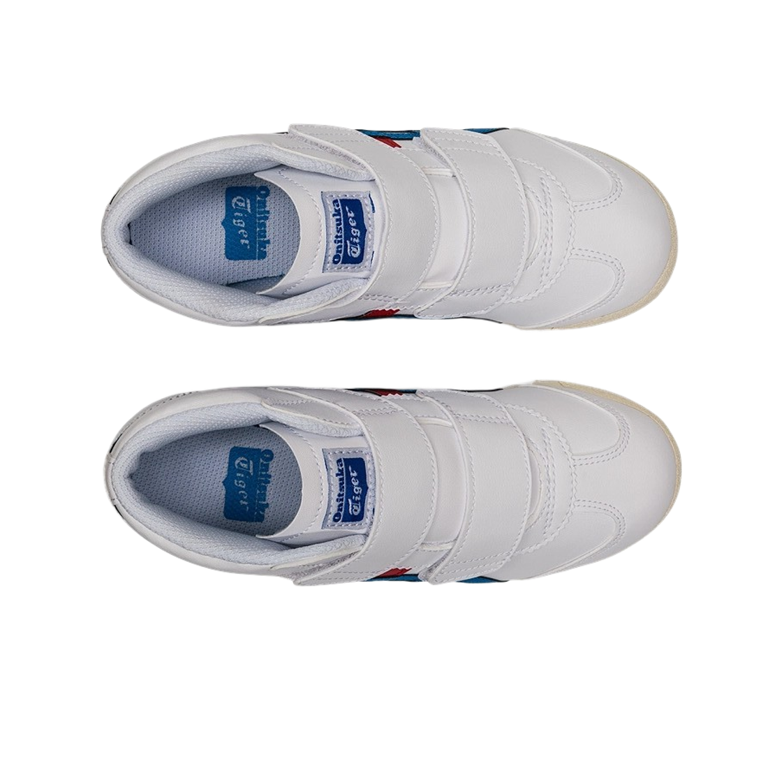 (PS) 오니츠카 타이거 멕시코 미드 러너 화이트 디렉투아 블루((PS) Onitsuka Tiger Mexico Mid Runner White Directoire Blue) - 2