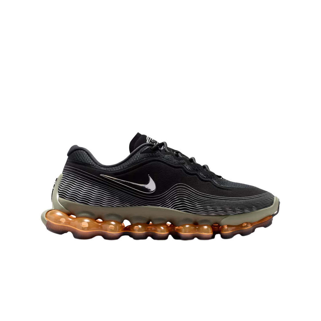 IQ7635-002 Nike Air Liquid Max Black Metallic Silver