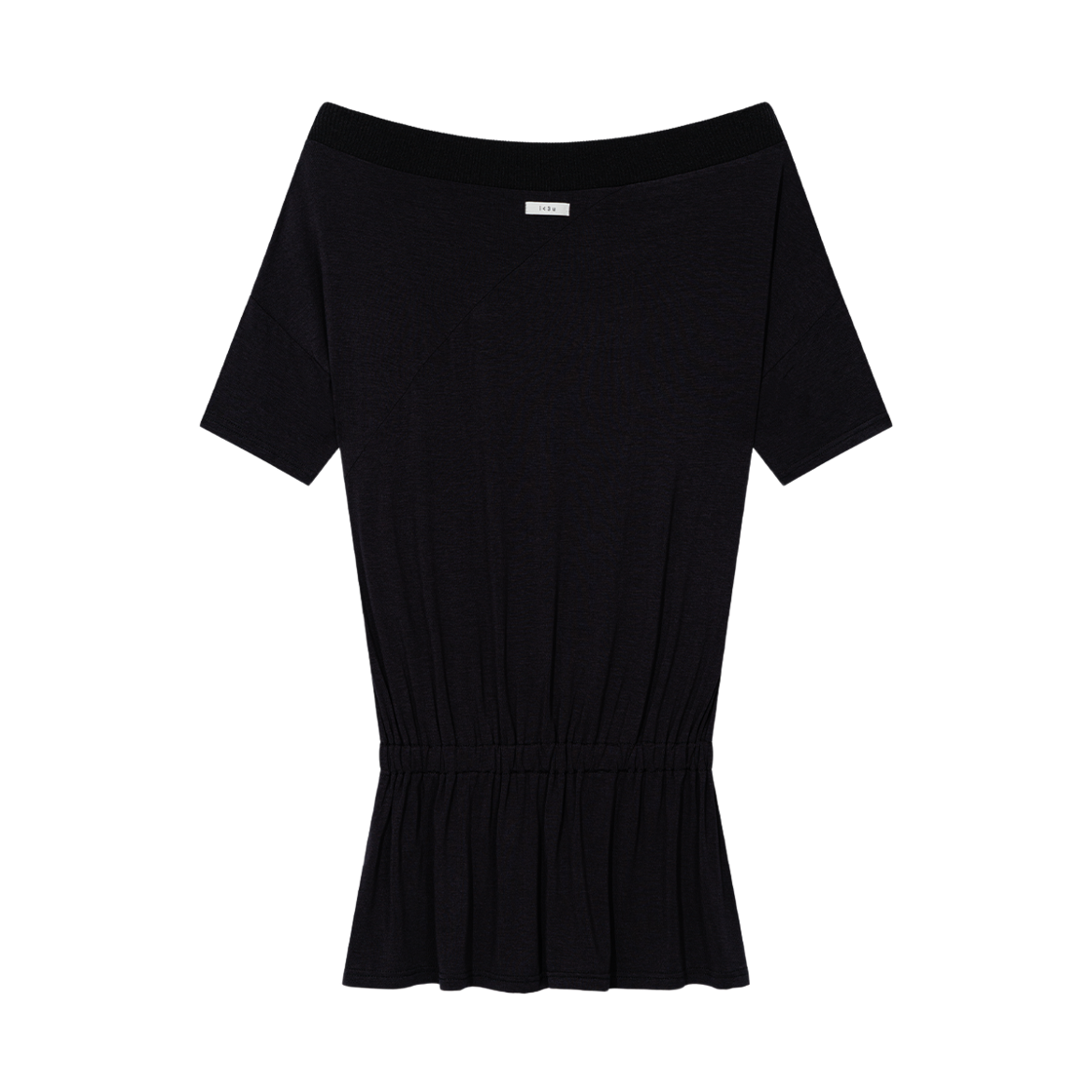어글리쉐도우 드레이프 밴드 오프숄더(블랙)(Uglyshadow Drape Band Off-Shoulder Top(Black)) - 2