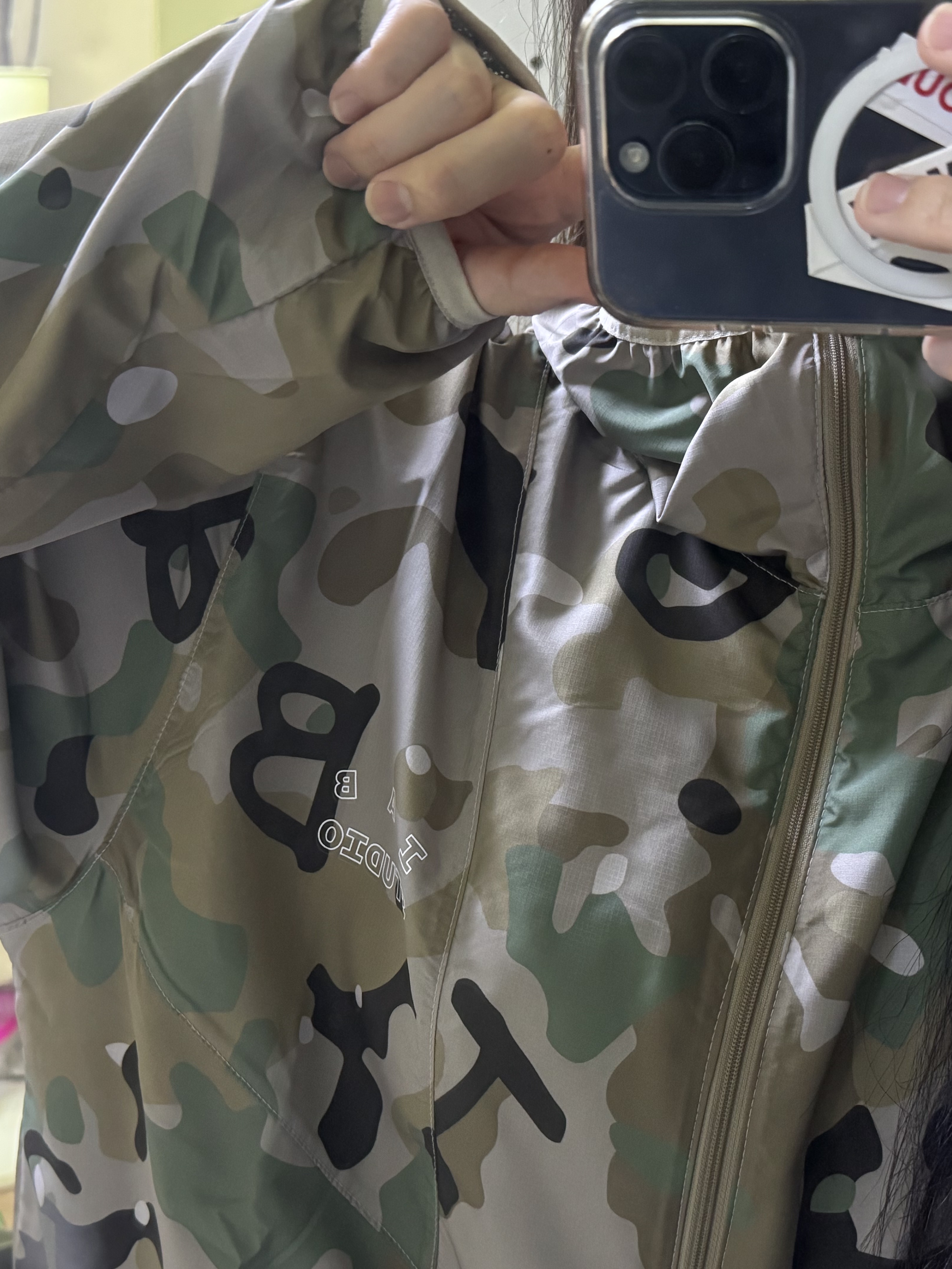 IAB Studio IAB Camo Wind Jacket Camouflage 착용 스타일 - 2