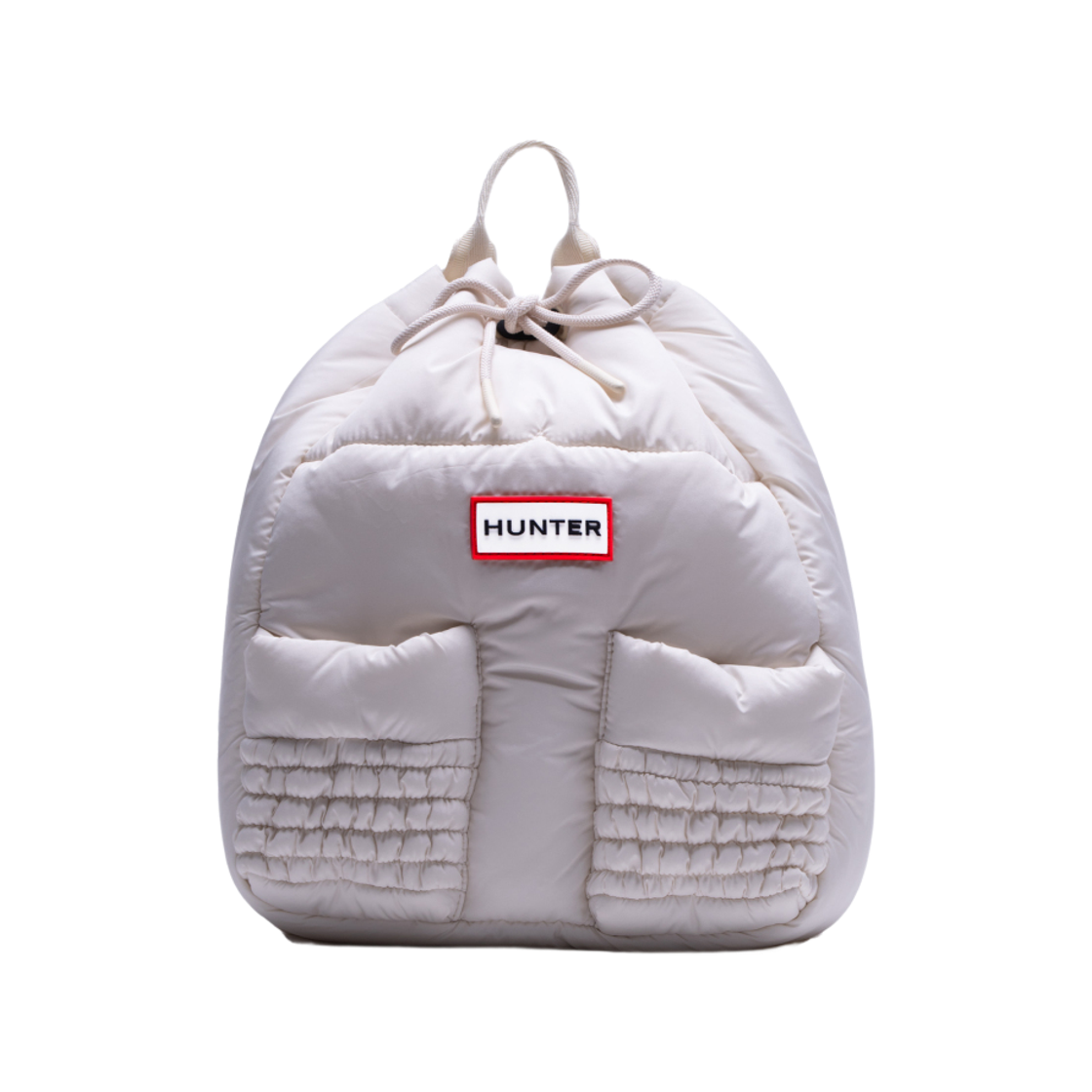 헌터 스모크드 퍼퍼 백팩 화이트 윌로우(Hunter Smocked Puffer Backpack White Willow)