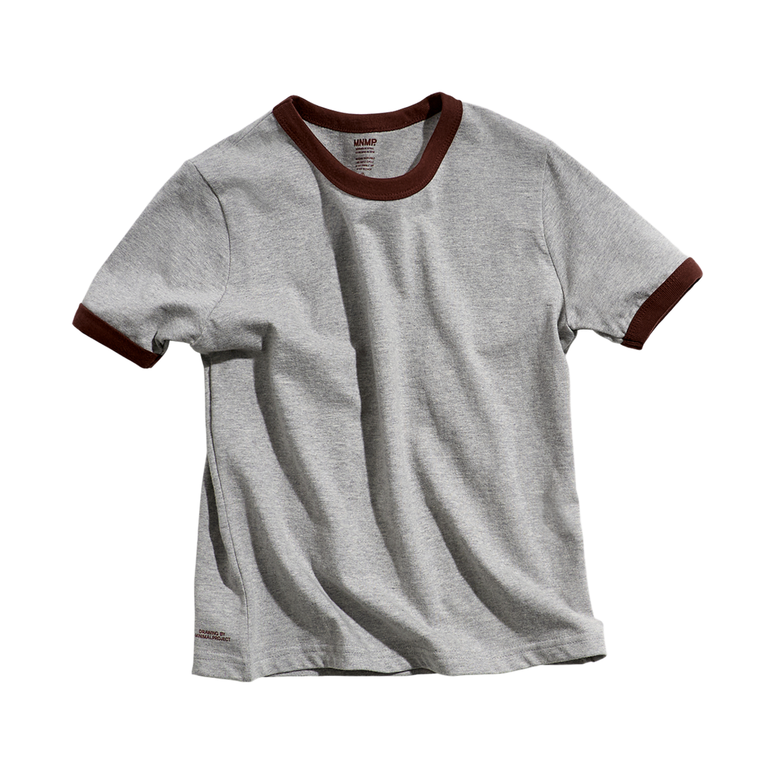 MST186GW MINIMALPROJECT Under Log Ringer T-Shirt MST186 Gray Wine