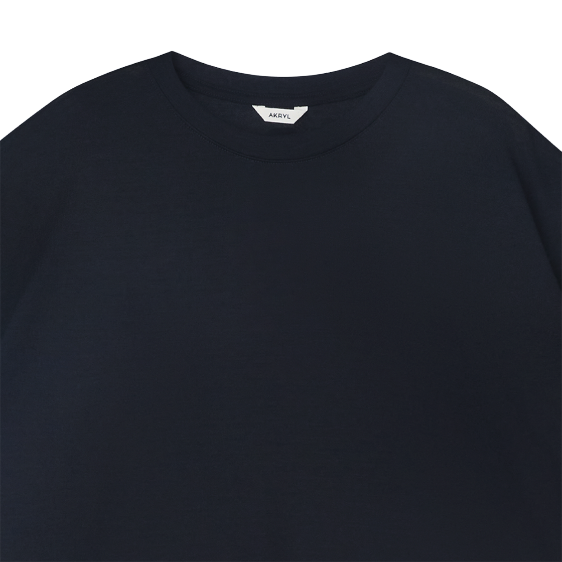 아크릴 울 스무스 티 블랙 - 26FW(AKRYL Wool Smooth Tee Black - 26FW) - 3