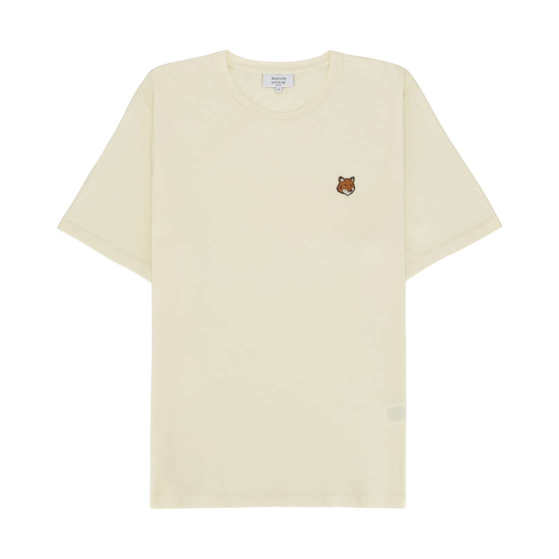메종 키츠네 폭스 헤드 레귤러 티셔츠 노블 베이지(Maison Kitsune Fox Head Regular T-Shirt Noble Beige)