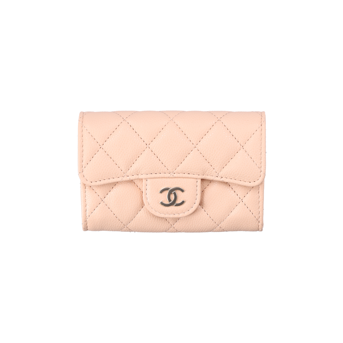 ITOBSRM8U8N9 Chanel Classic Card Wallet Leather Beige Gold Hardware