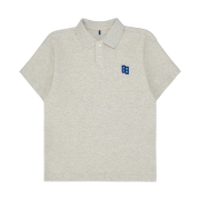 Ader Error Sig; TRS/BL Tag Polo T-Shirt 01 Oatmeal