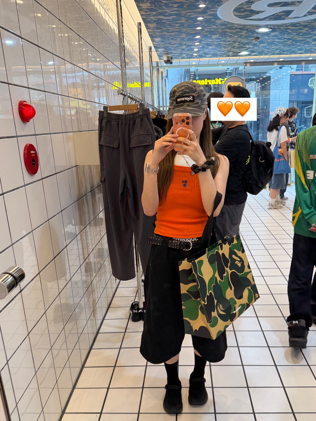 Supreme Military Camp Cap Olive Tiger Camo - 24SS, Supreme Hanes Boxer Briefs Black (4 Pack) 착용 스타일