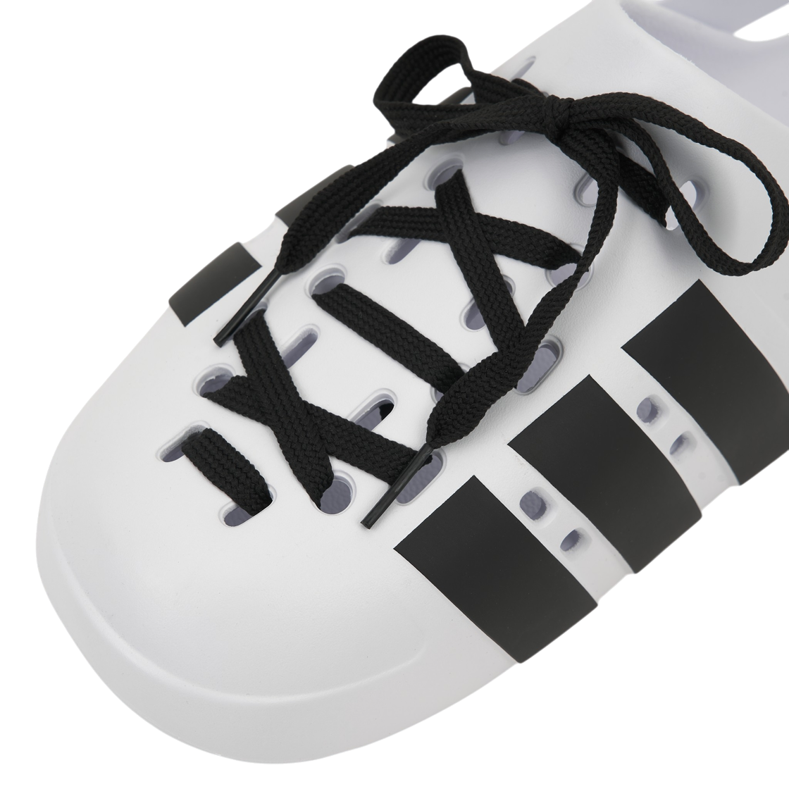 아디다스 스포츠웨어 아딜렛 클로그 2.0 클라우드 화이트 코어 블랙(Adidas Sportswear Adilette Clog 2.0 Cloud White Core Black) - 7