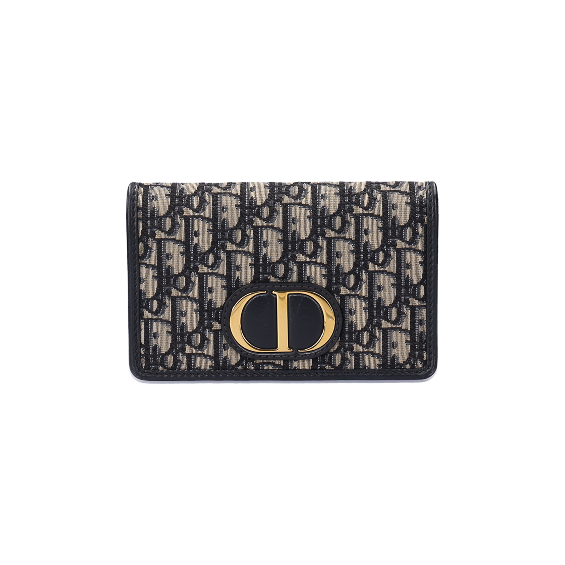 ITMCK55L4E6E Dior S2086UTZQ Two in One 30 Montaigne Pouch in Blue Dior Oblique Jacquard