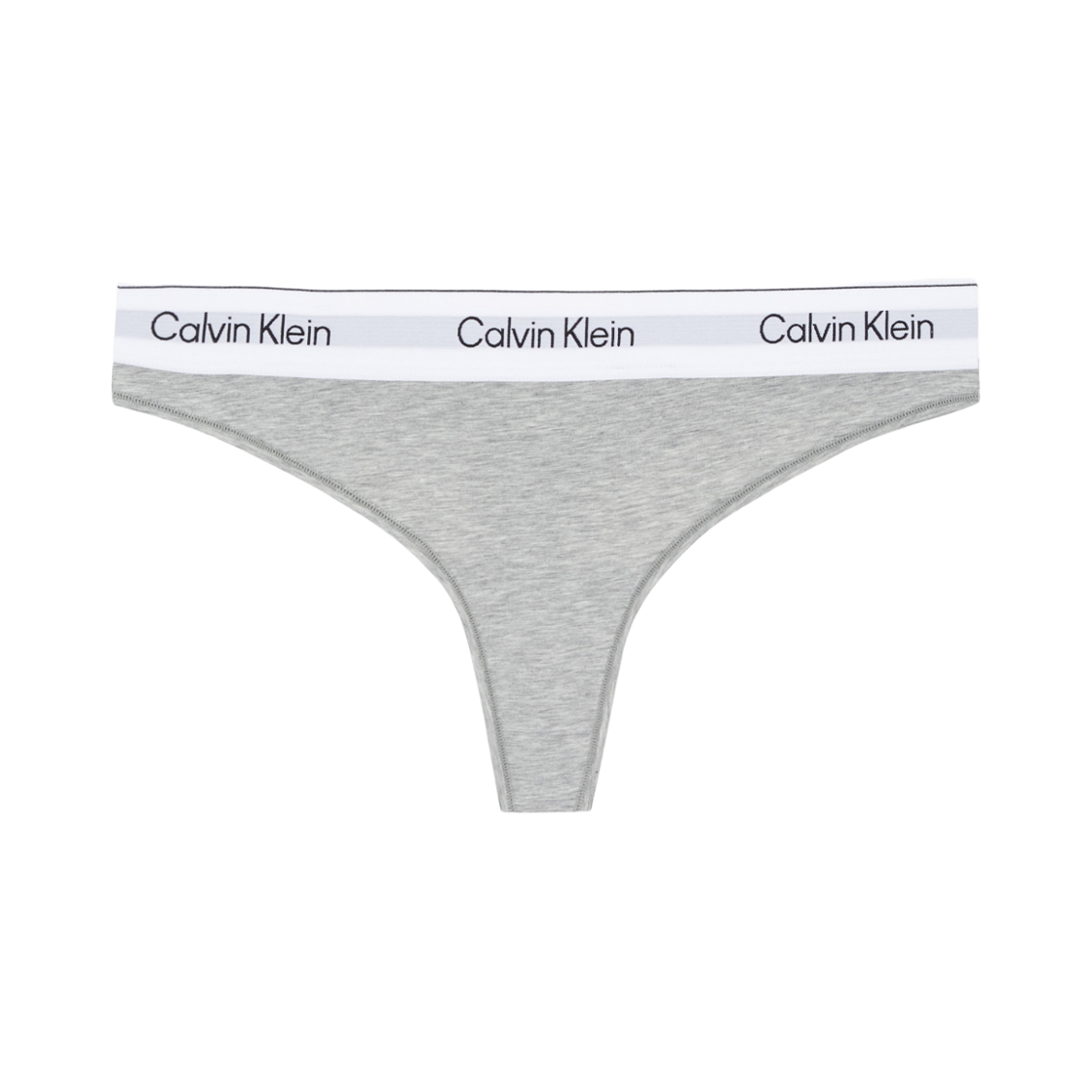 QF8518P7A (W) Calvin Klein Icon Cotton Modal Thong Grey Heather