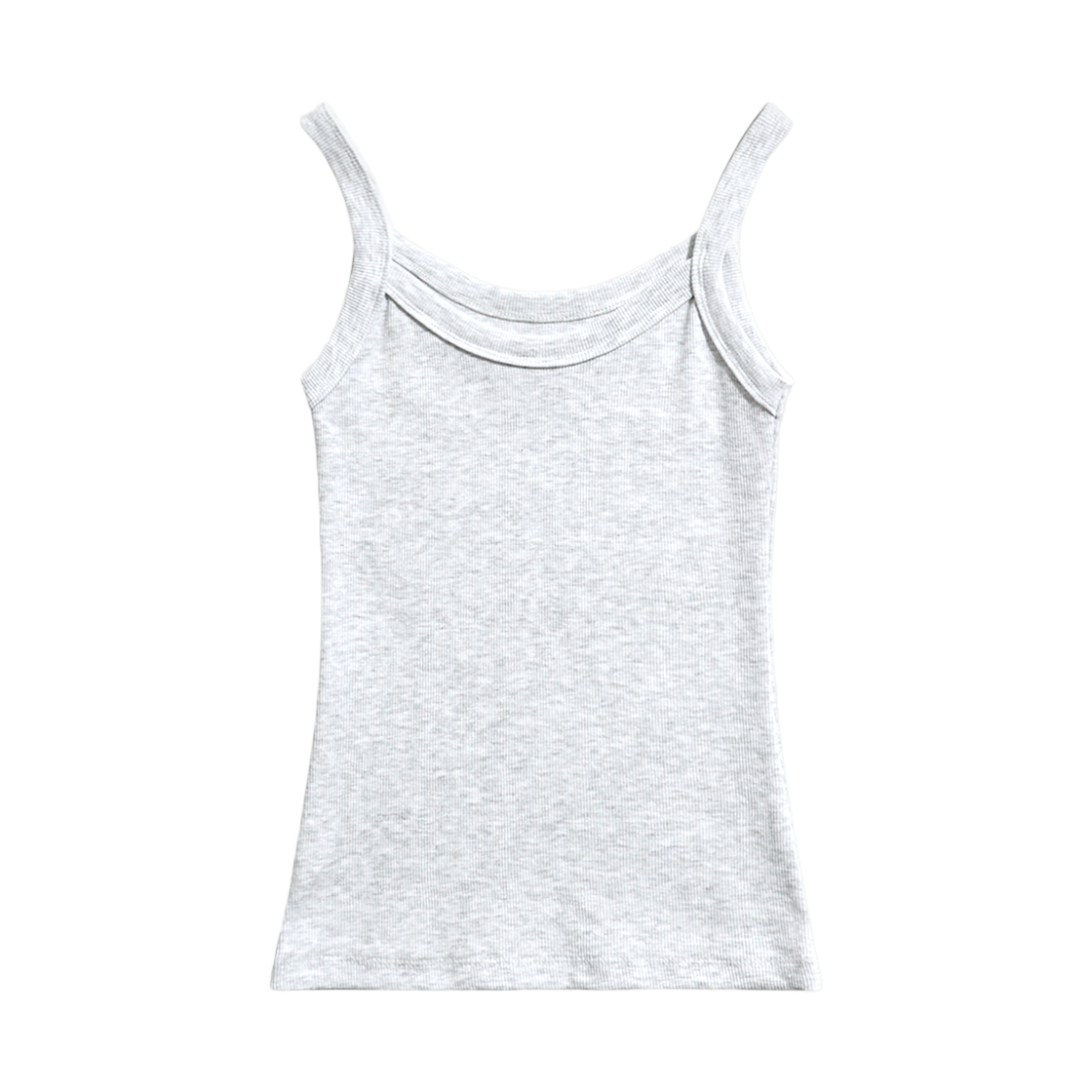 미니멀프로젝트 소프트 립 바인딩 캐미 탑 MSL102 애쉬 그레이(MINIMALPROJECT Soft Rib Binding Cami Top MSL102 Ashgray)