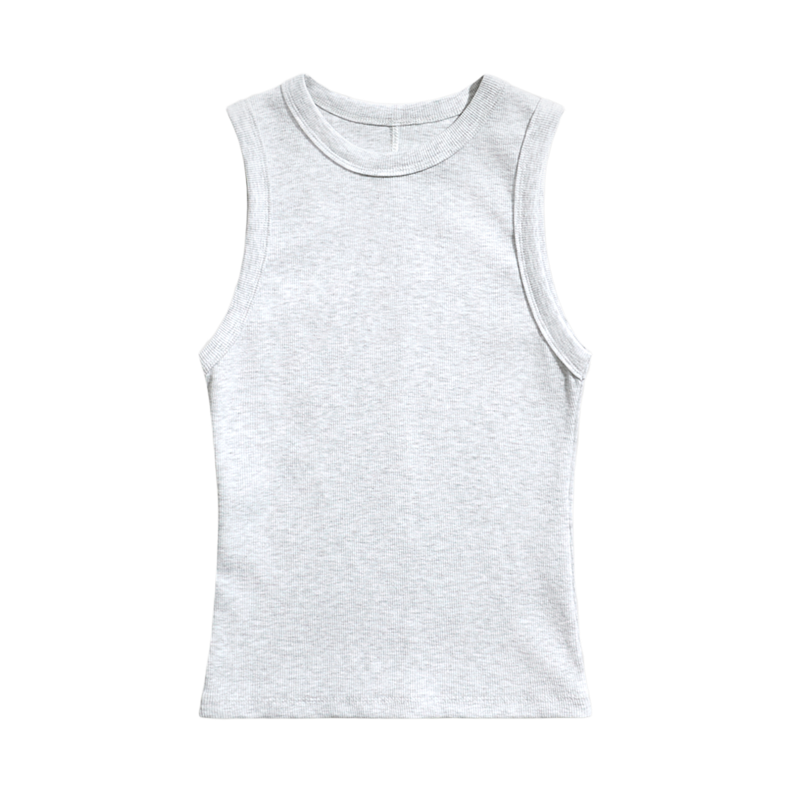 미니멀프로젝트 소프트 립 슬리브리스 탑 MSL101 애쉬 그레이(MINIMALPROJECT Soft Rib Sleeveless Top MSL101 Ashgray)