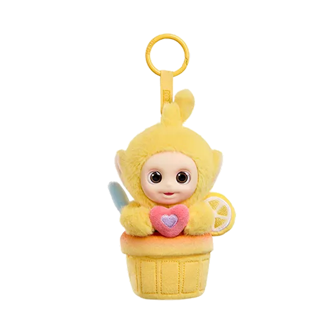- Pop Mart Teletubbies Afternoon Tea Diary Series Vinyl Plush Pendant Laa-Laa'S Lemon Tea (Opened Case)