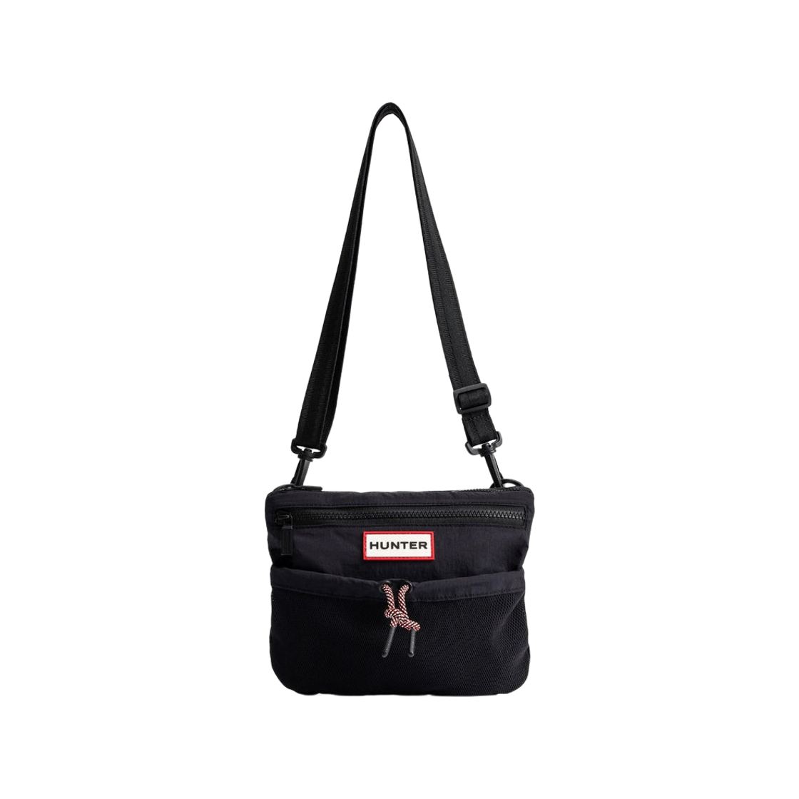 헌터 트래블 멀티펑션 패커블 백팩 블랙 레드 박스 로고(Hunter Travel Multifunction Packable Backpack Black Red Box Logo) - 3