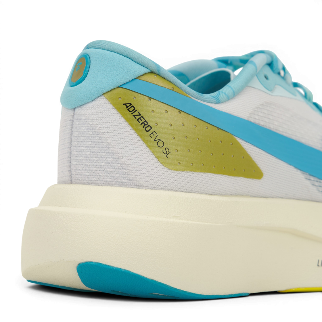 아디다스 x 베이프 아디제로 EVO SL 코어 화이트 메탈릭 골드(Adidas x BAPE Adizero EVO SL Core White Metallic Gold) - 8