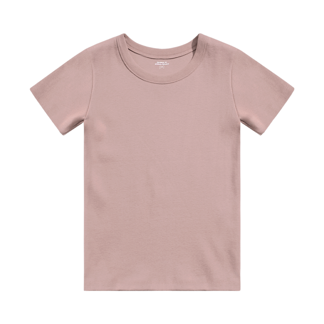 MST191DP MINIMALPROJECT Creamy Day Half T-Shirt MST191 Deeppink