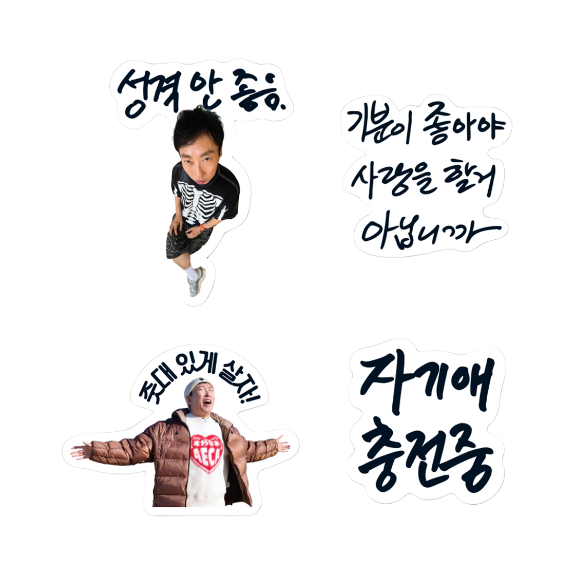 신지모루X할명수 불평 조각 스티커 태블릿 노트북 맥북 꾸미기 대형(SINJIMORU X Halmyungsoo Complaint Piece Sticker Tablet Laptop MacBook Decorating Large) - 1