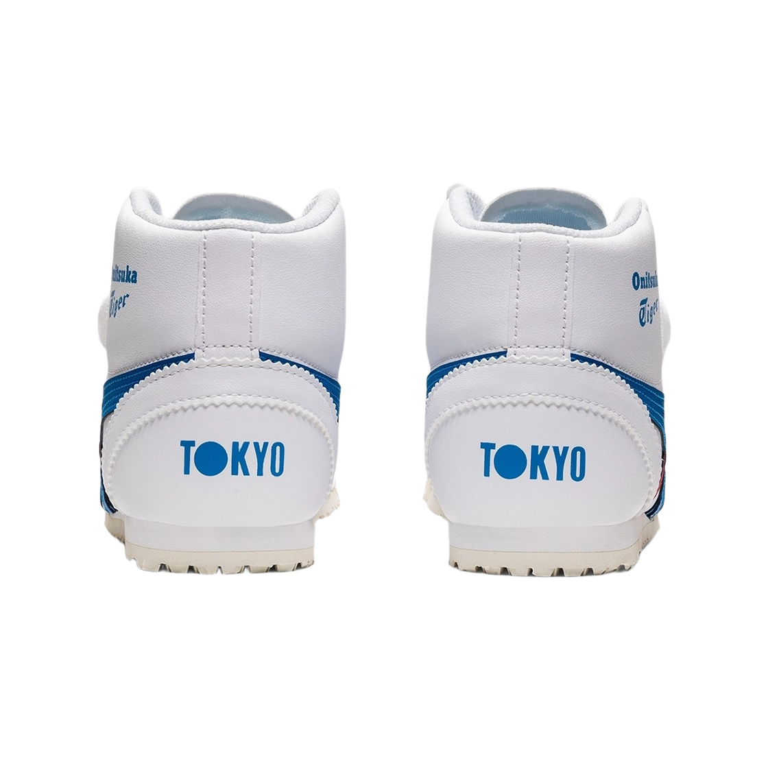 (PS) 오니츠카 타이거 멕시코 미드 러너 화이트 디렉투아 블루((PS) Onitsuka Tiger Mexico Mid Runner White Directoire Blue) - 3
