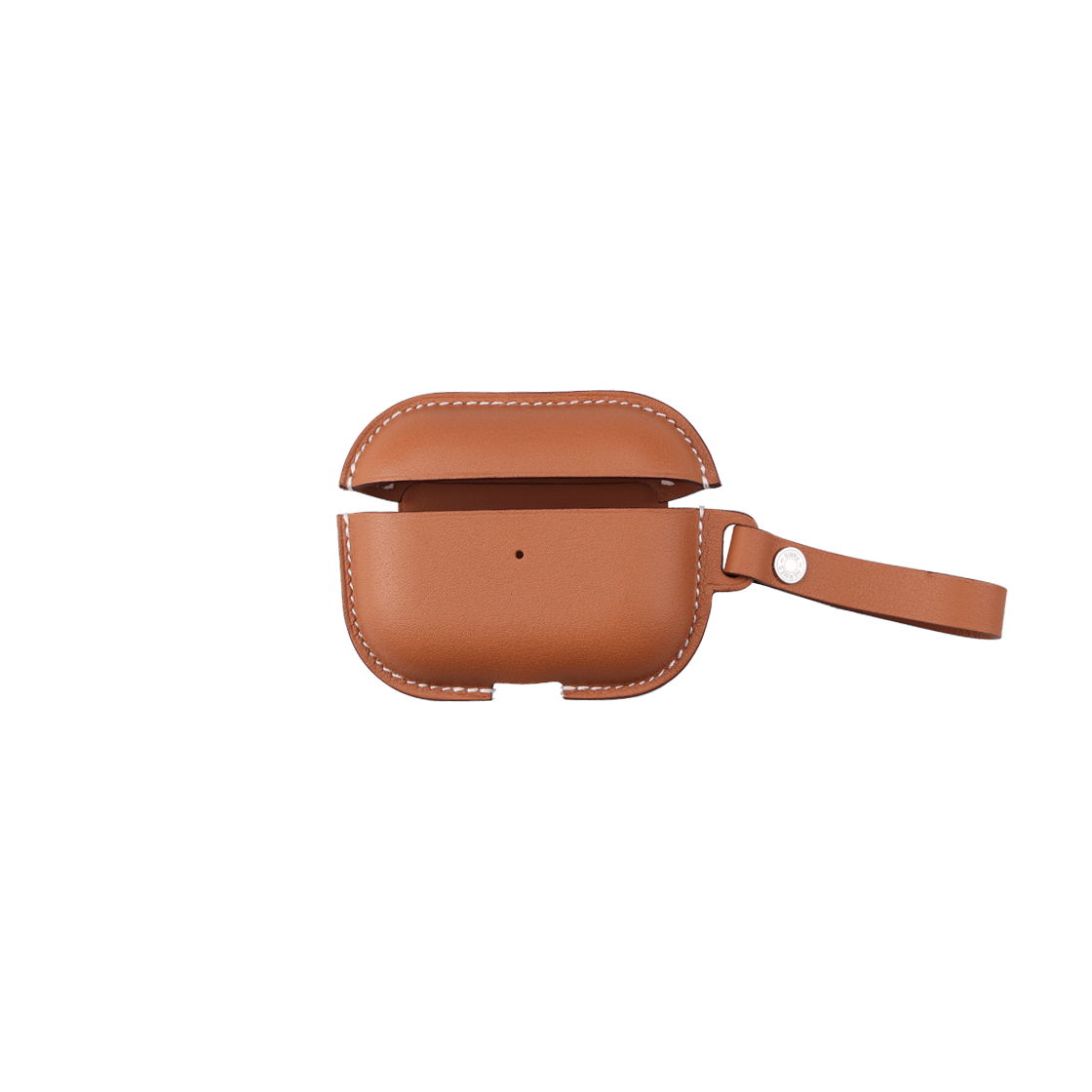 ITW7HAUIEQUG Hermes AirPods Pro 2 Case in Swift Calfskin Gold Accents