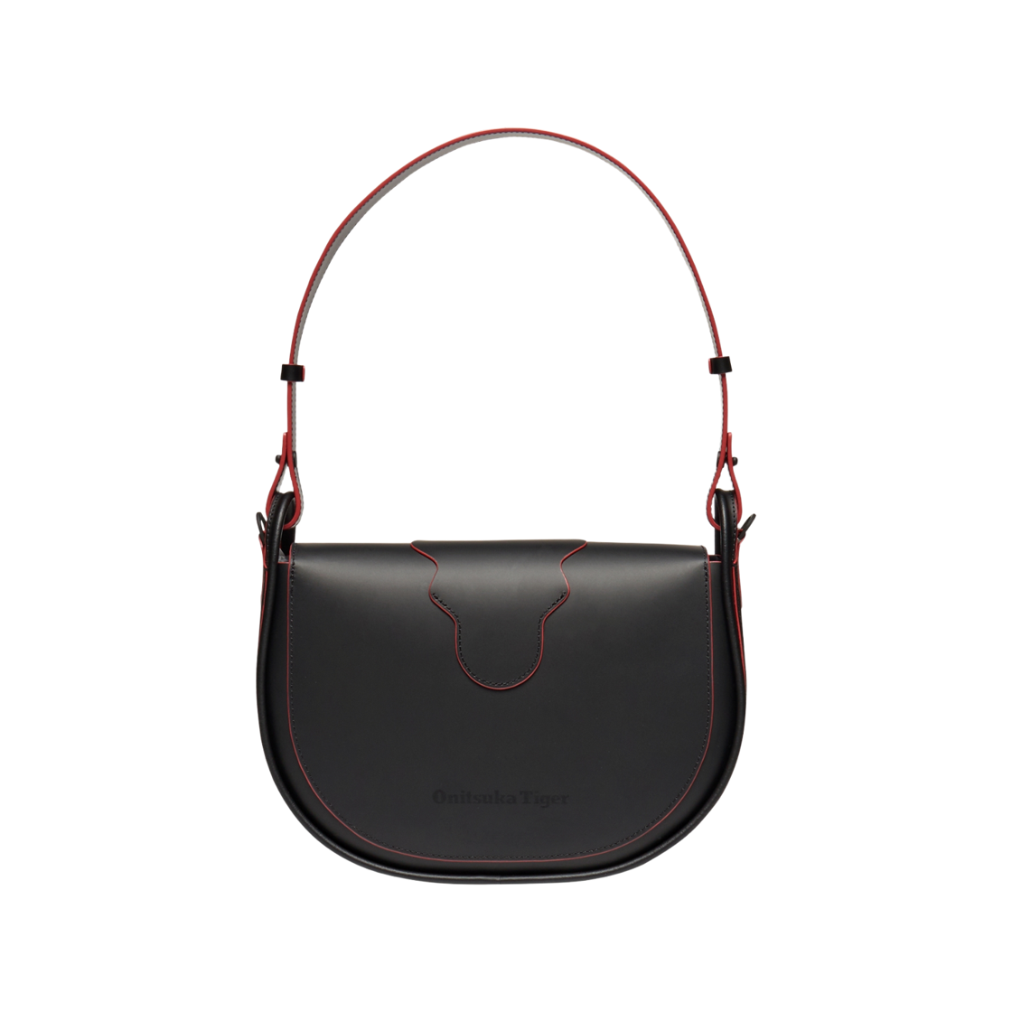 오니츠카 타이거 숄더백 블랙 레드(Onitsuka Tiger Shoulder Bag Black Red) - 2