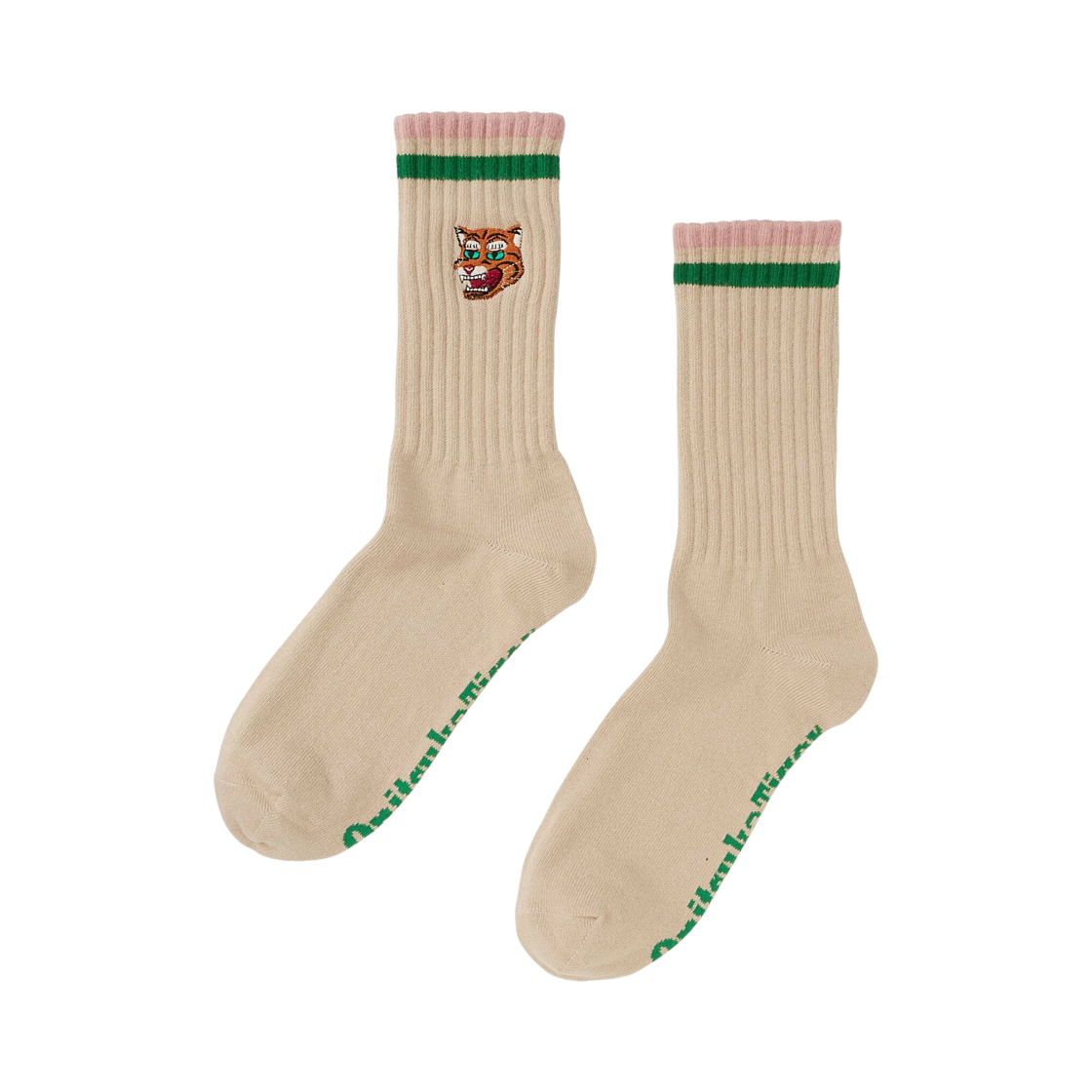 3183A949-250 Onitsuka Tiger Middle Socks Beige