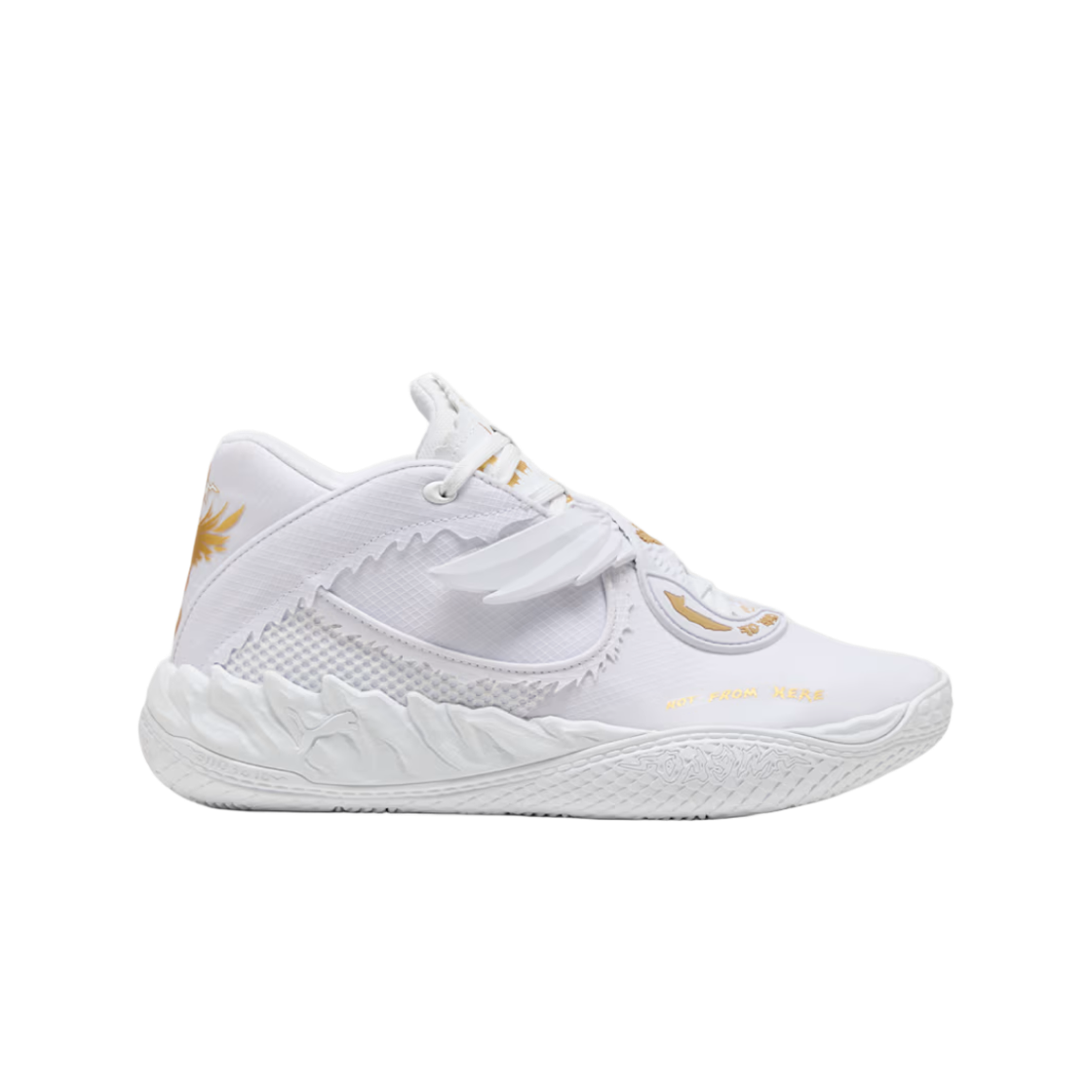 312794-01 Puma Lamelo Ball MB.05 Mist White Gold