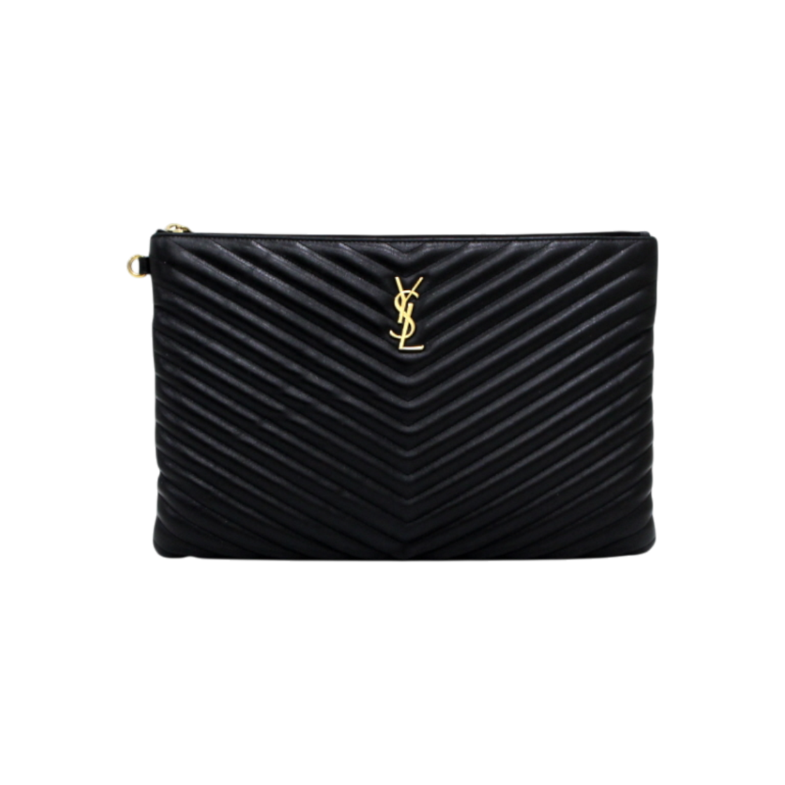ITWL9NM52L6N Saint Laurent Monogram Matelasse Large Document Clutch 440222