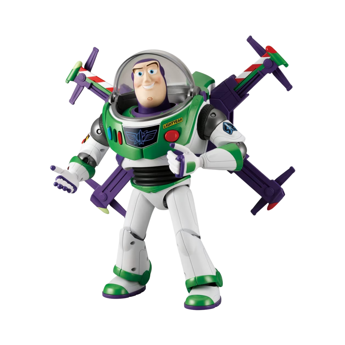 - Toy Story 5 Real-Size Talking Figure High-Tech Edition Buzz Lightyear 12 Inch