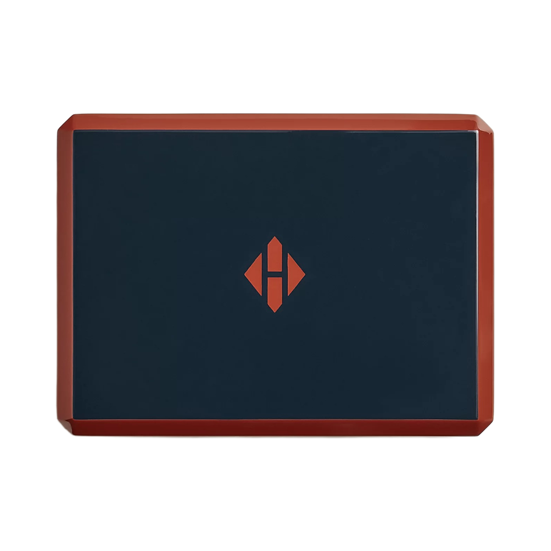H400251M01 Hermes Facettes Habits De Cour Bridge Card Box Bleu Profond Colorado (Set of 2 Decks)