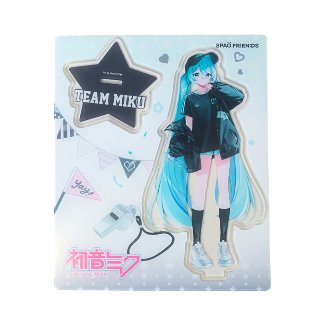 스파오 x 하츠네미쿠 아크릴 스탠드 블랙(Spao x Hatsune Miku Acrylic Stand Black)