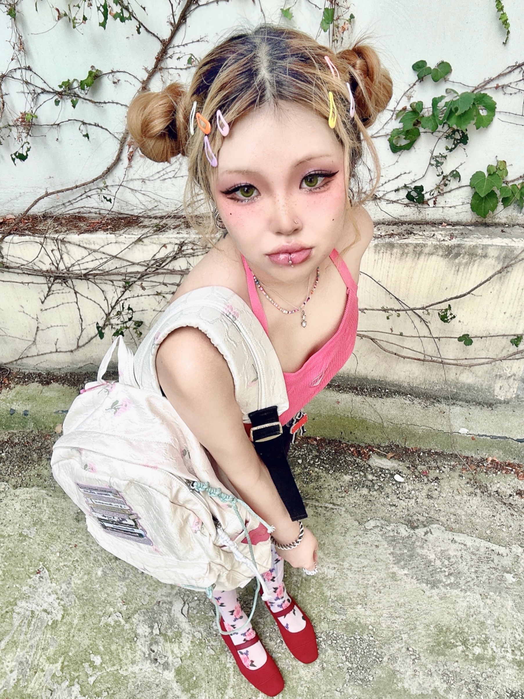 Hysteric Glamour Vixen Girl Key Holder Multi 착용 스타일