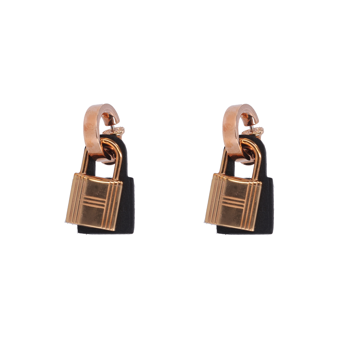 ITBPANRCQWBO Hermes Okelly Earrings in Rose Gold Y Engraving